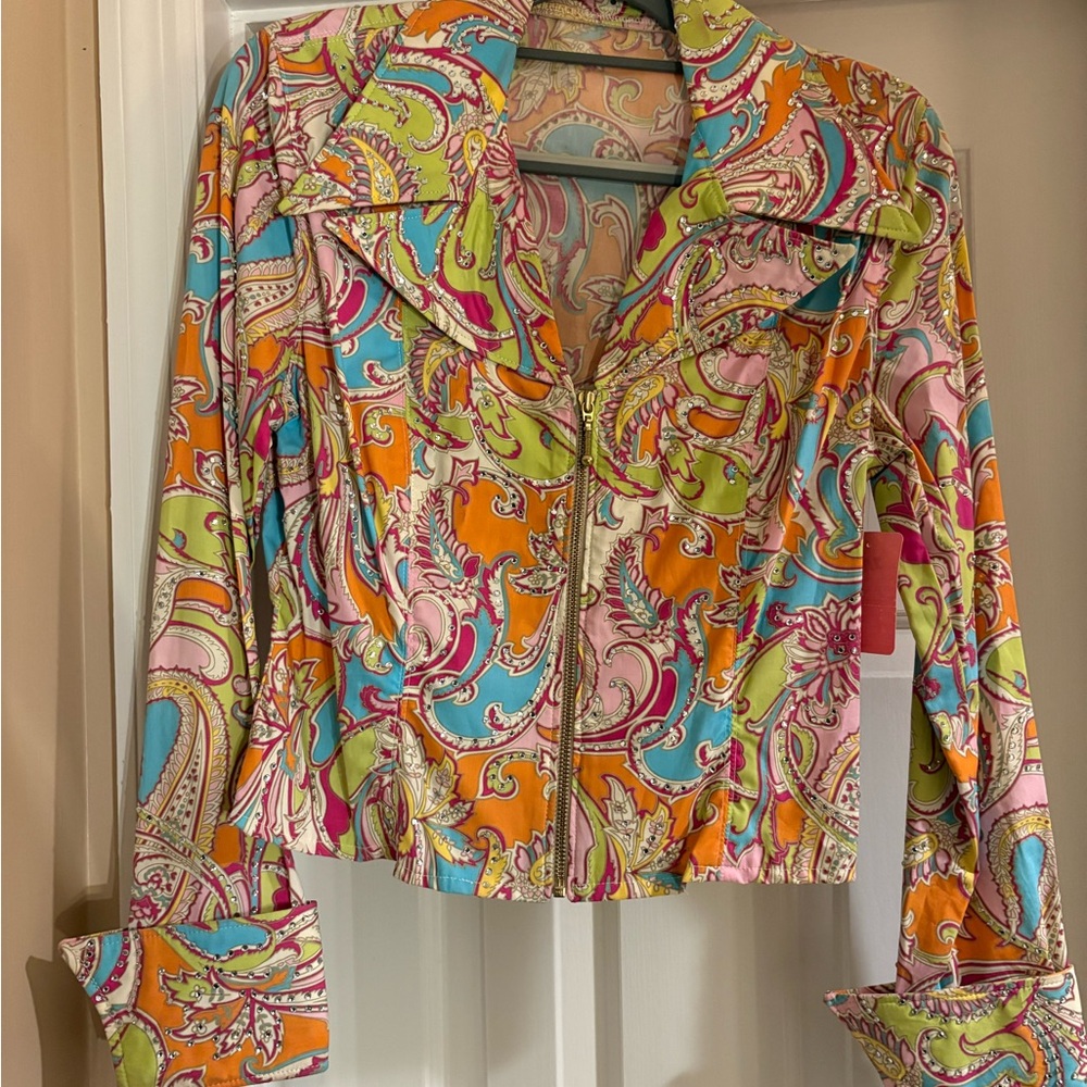 Dianne Olsen Western Showmanship Horse Show Jacket. Blinged out crystal.